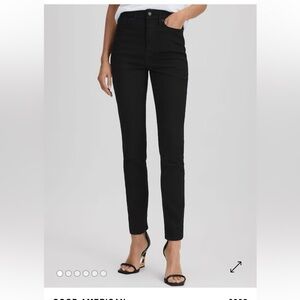 Good American Good Legs Ultra High-Rise Skinny Jeans – Black, Size 22